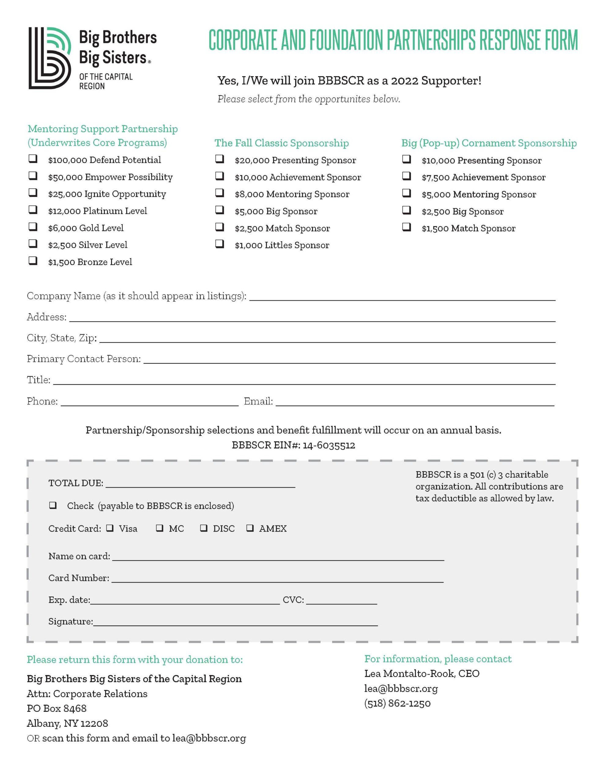 2022 BBBSCR Corporate Registration Form